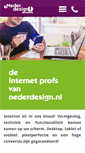 Mobile Screenshot of nederdesign.nl